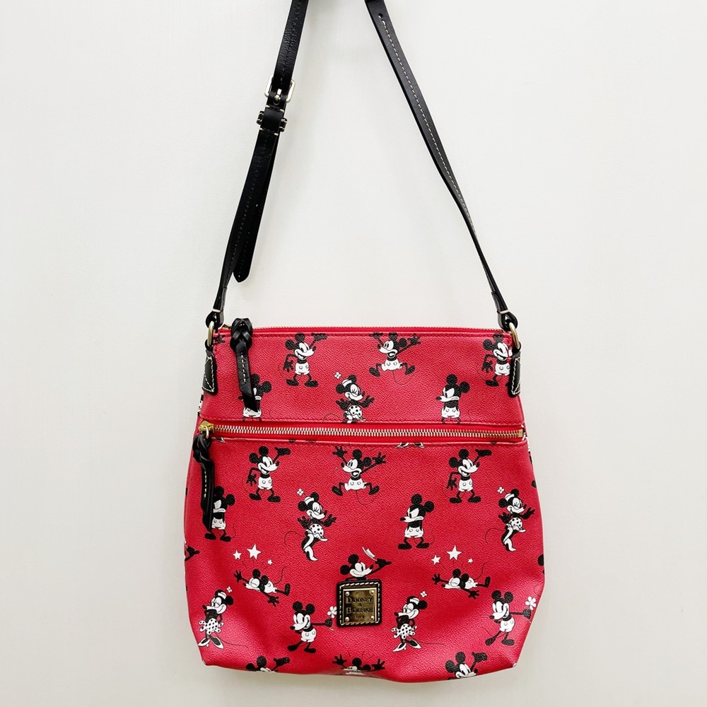 Dooney & Bourke Disney Resort Retro Mickey Minnie Crossbody Bag